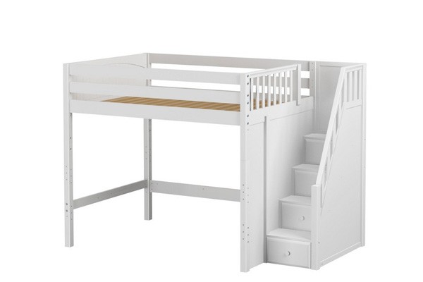 ENORMEOUS / FULL SIZE HIGH LOFT BED WITH STAIRS