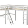 HIGHRISE / TWIN SIZE  HIGH CORNER LOFT BED WITH LADDERS