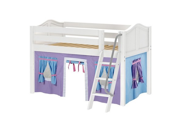 EASY RIDER27 / MAXTRIX LOW LOFT BED WITH LADDER & TENT / TWIN