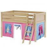 EASY RIDER28 / MAXTRIX LOW LOFT BED WITH LADDER & TENT / TWIN