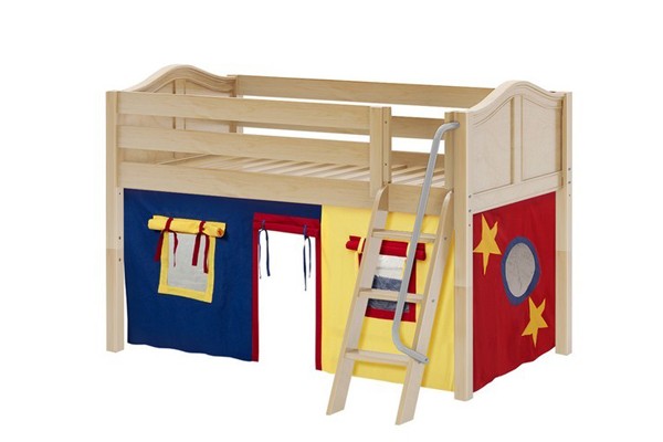EASY RIDER29 / MAXTRIX LOW LOFT BED WITH LADDER & TENT / TWIN