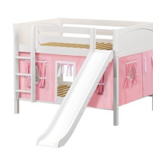 ROCK23 / DOUBLE OVER DOUBLE BUNK BED  W/ LADDER - SLIDE & TENT