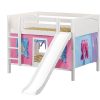ROCK28 / DOUBLE OVER DOUBLE BUNK BED  W/ LADDER - SLIDE & TENT