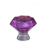5120-110 / DIAMOND SHAPED CRYSTAL KNOB