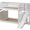 GAMOUT / EXTRA HIGH MAXTRIX FULL OVER FULL BUNK BED WITH SLIDE