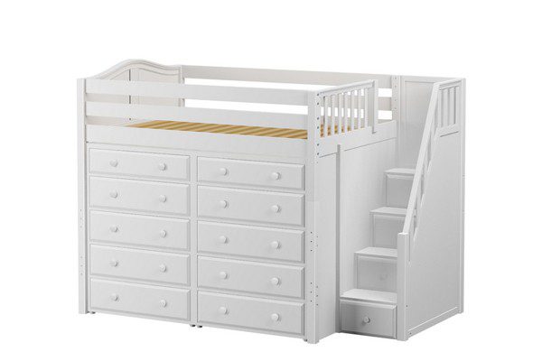 ENORMEOUS 3/ HIGH LOFT BED WITH STAIRS & STORAGE/ DOUBLE