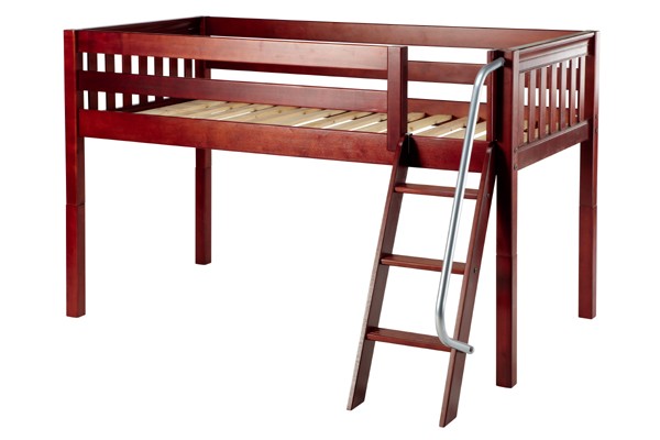 MAXTRIX EASY RIDER / TWIN SIZE LOW LOFT BED WITH LADDER