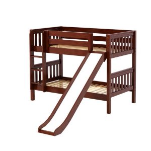 SMILE / LOW HEIGHT MAXTRIX TWIN OVER TWIN BUNK BED WITH SLIDE
