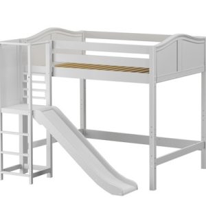 GROOVE / HIGH LOFT BED WITH SLIDE PLATRFORM-SIDE / FULL