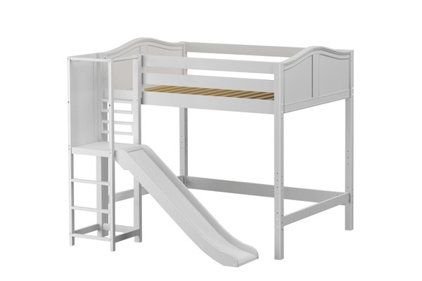 GROOVE / HIGH LOFT BED WITH SLIDE PLATRFORM-SIDE / FULL