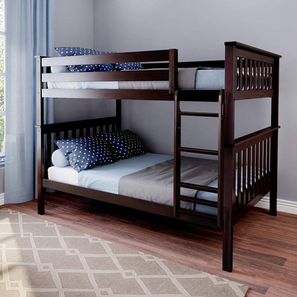 Max And Lily Full Over Full Bunk Bed In Espresso