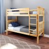 Max And Lily Twin Over Twin Bunk Bed In Natural