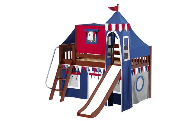 Solid Wood Maxtrix Wow44 Twin Size Castle Bed