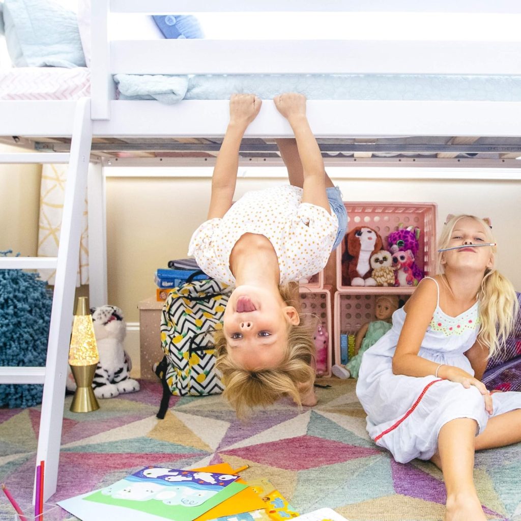 Max and Lily Twin Low Loft Bed With Slide - Image 5