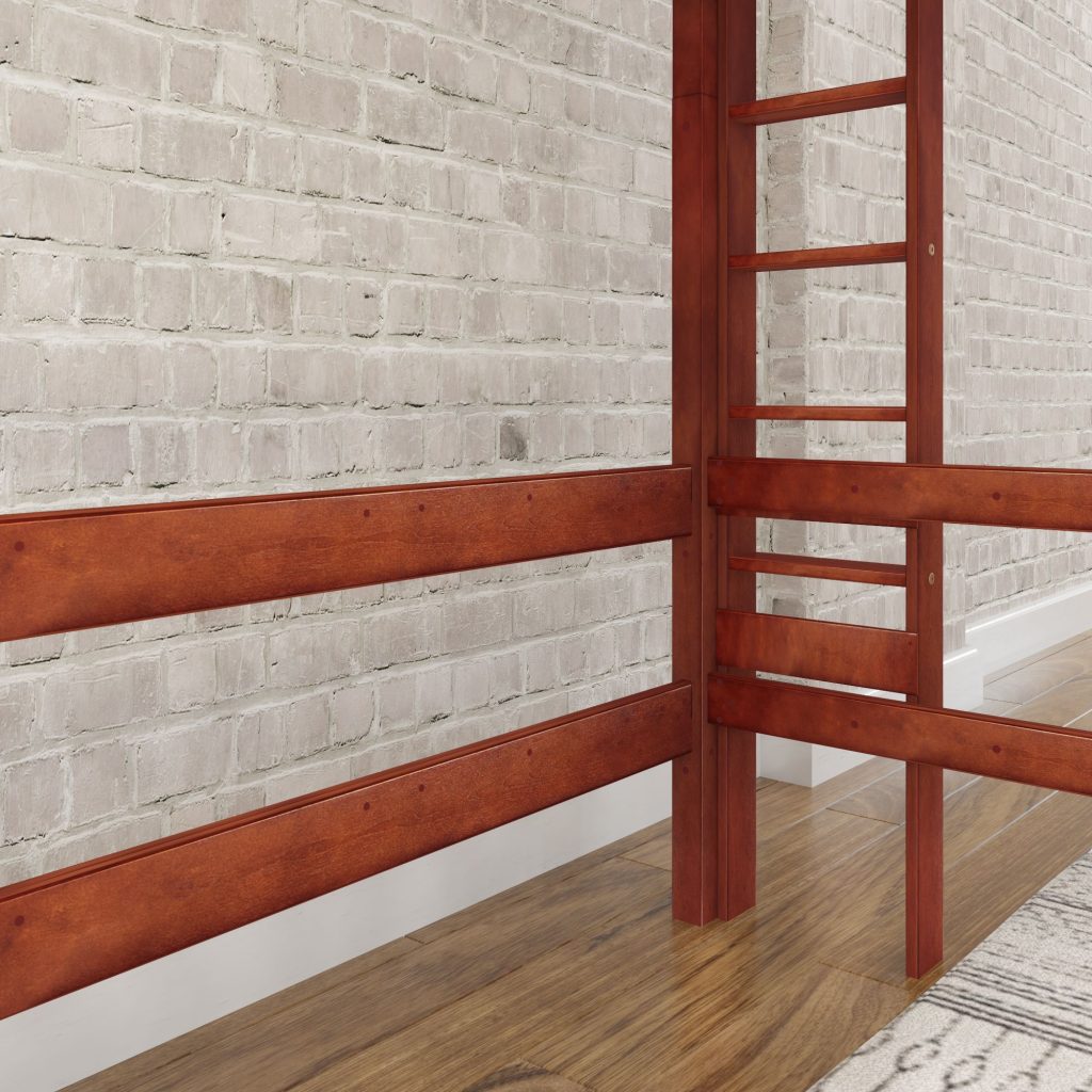 Uber Bulky Full Ultra High Loft Bed with Straight Ladder on End - Image 3