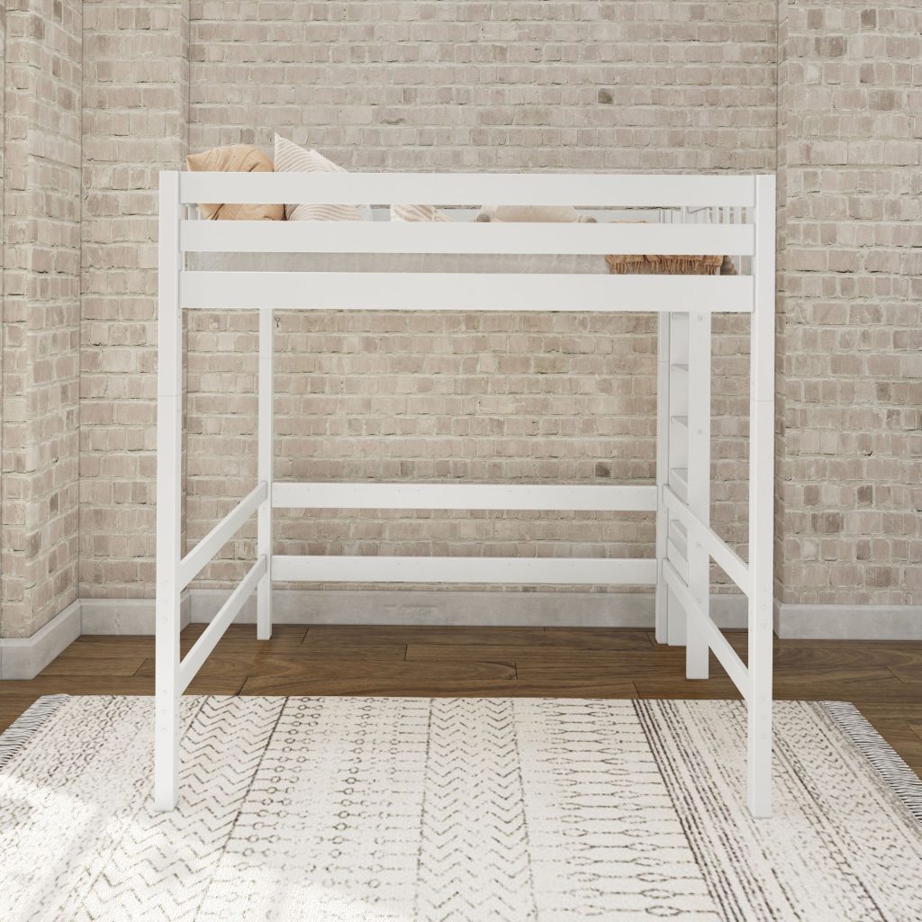 Uber Bulky Full Ultra High Loft Bed with Straight Ladder on End - Image 14