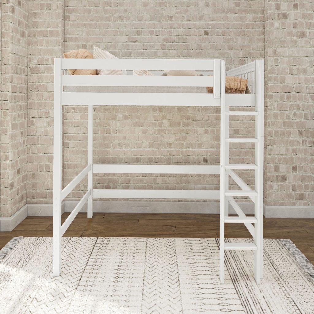 Uber Grand Full Ultra High Loft Bed with Straight Ladder on Front - Image 14