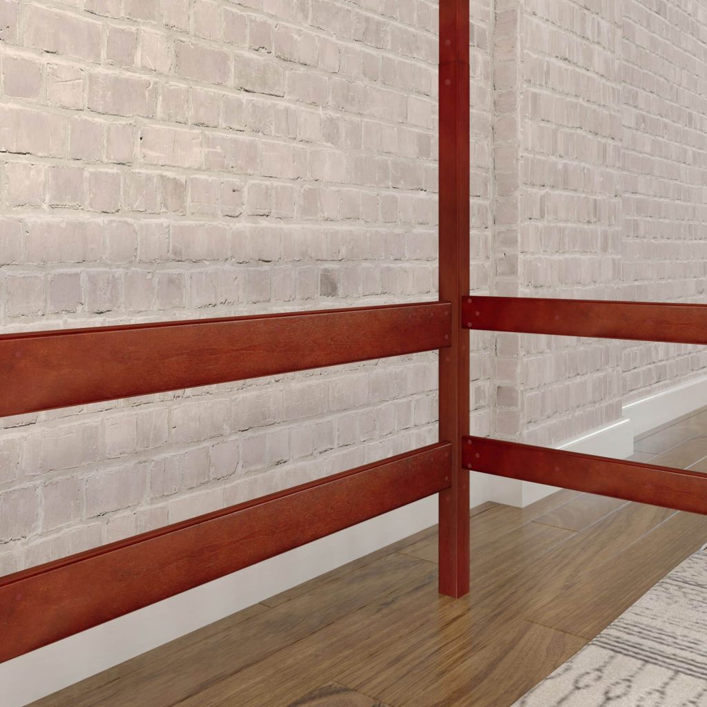 Uber JibJab Twin Ultra High Loft Bed with Straight Ladder on Front - Image 3