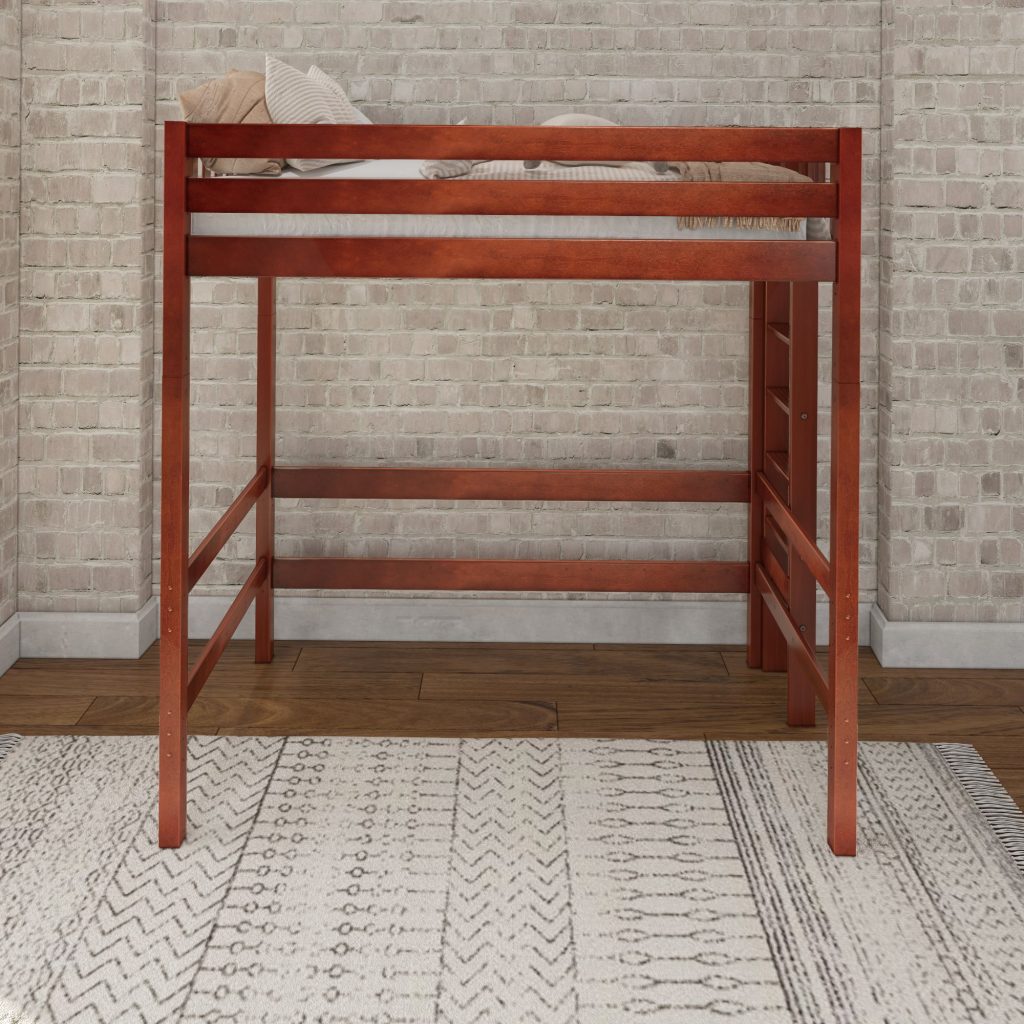 Uber Slam Twin Ultra High Loft Bed With Straight Ladder On End - Image 4