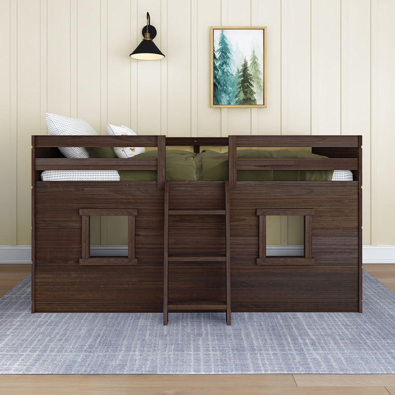 Max and Lily Modern Farmhouse Twin Low Loft