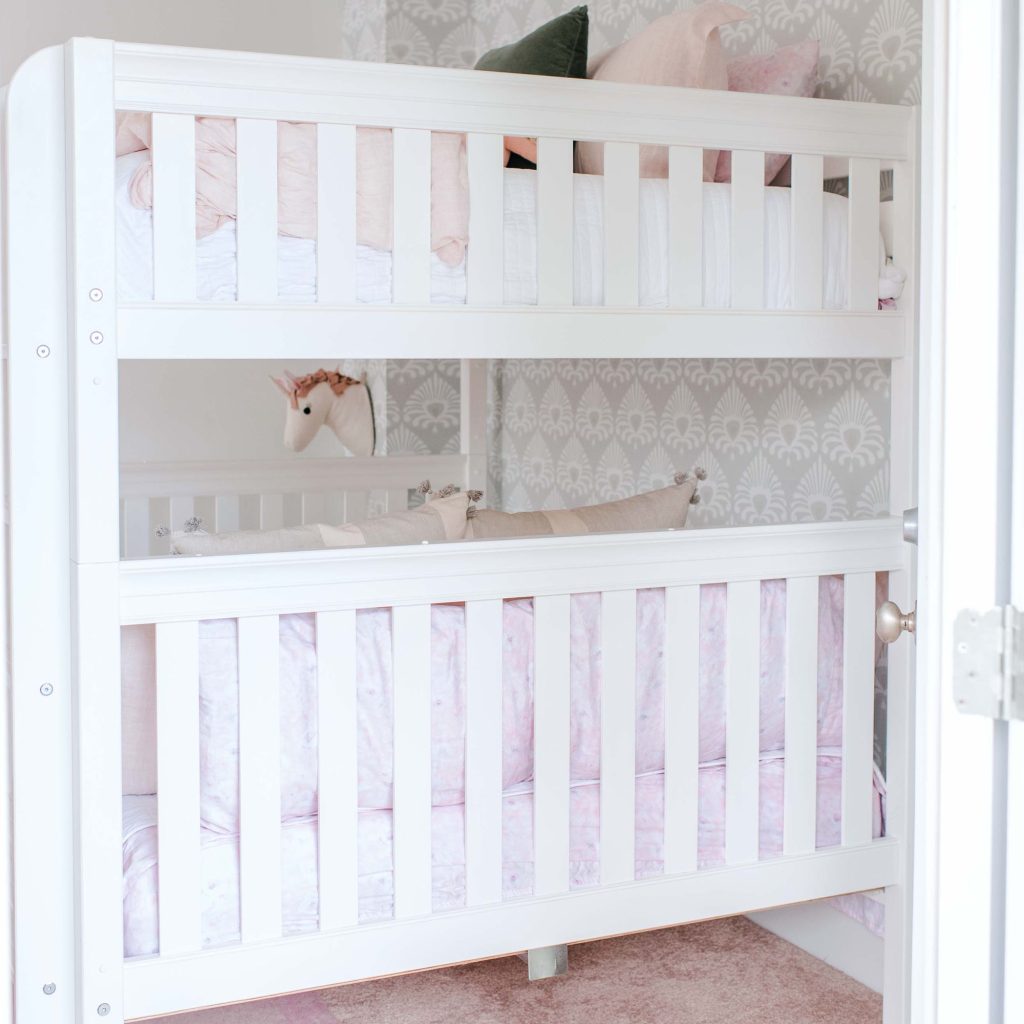 Queen High Bunk Bed with Ladder - Image 2