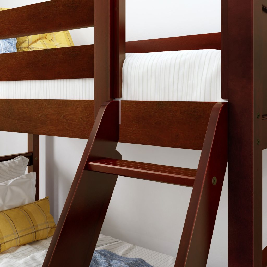 Twin XL over Queen High Bunk Bed with Angled Ladder - Image 19