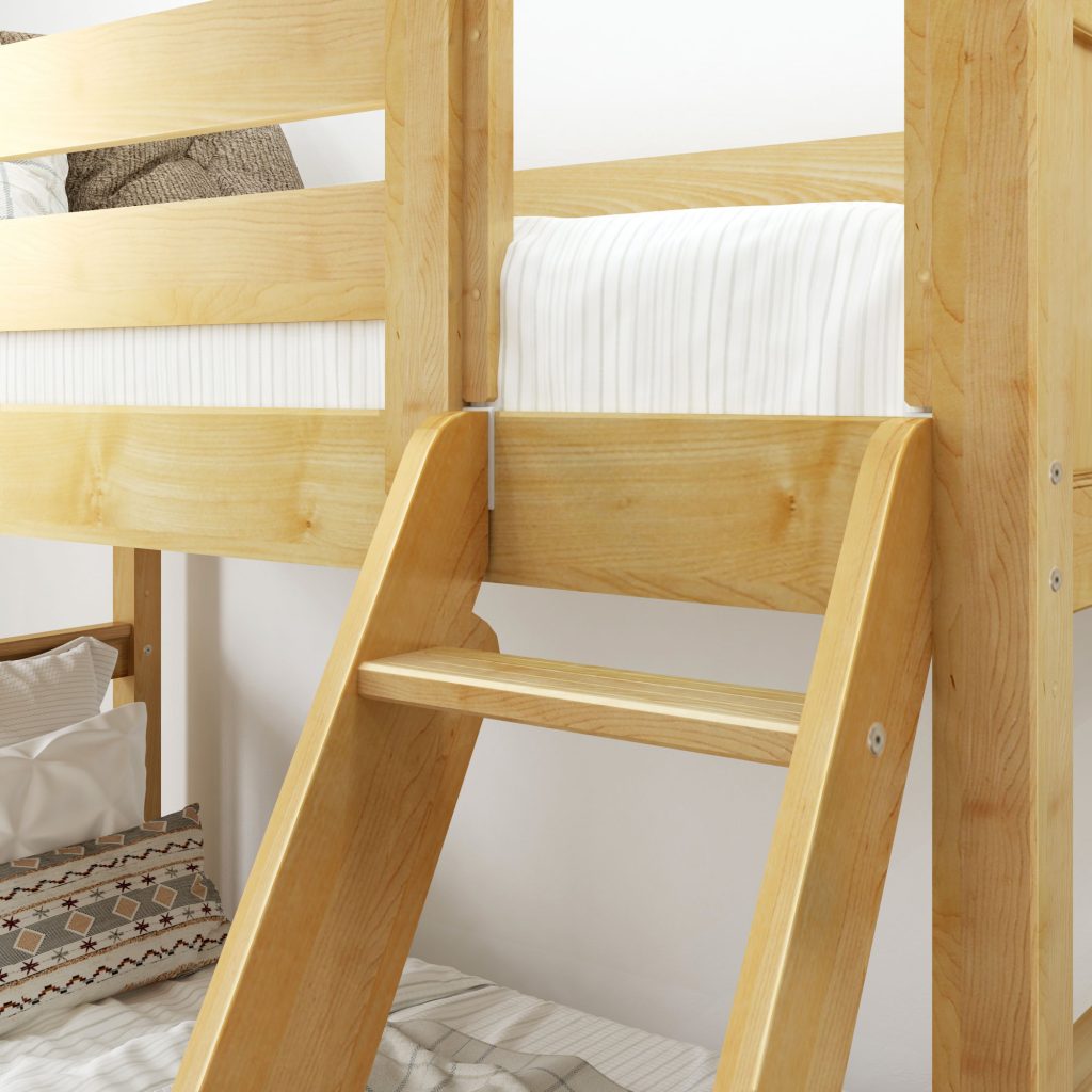 Full XL Low Bunk Bed with Ladder - Image 13