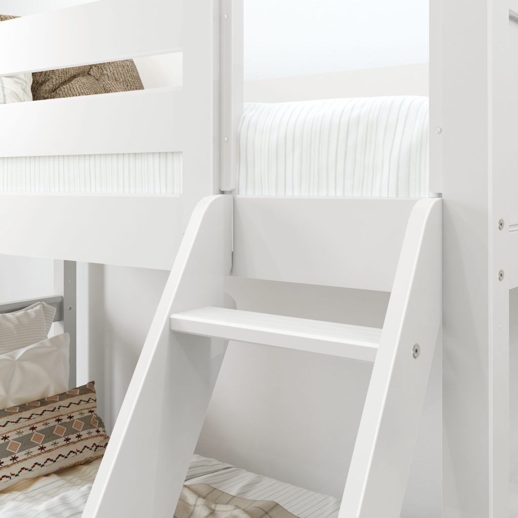 Full XL Low Bunk Bed with Ladder - Image 12