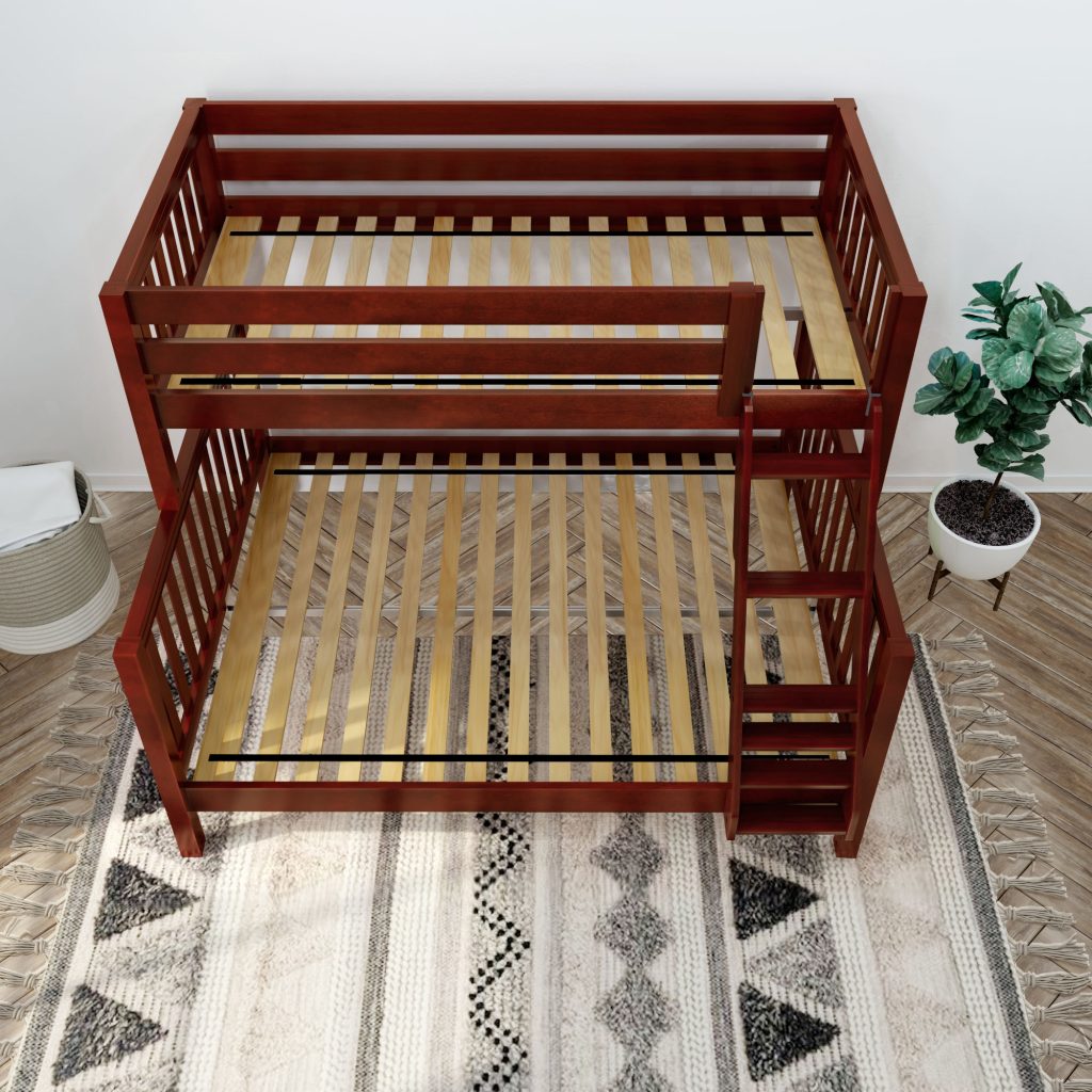 Twin XL over Queen High Bunk Bed with Angled Ladder - Image 10