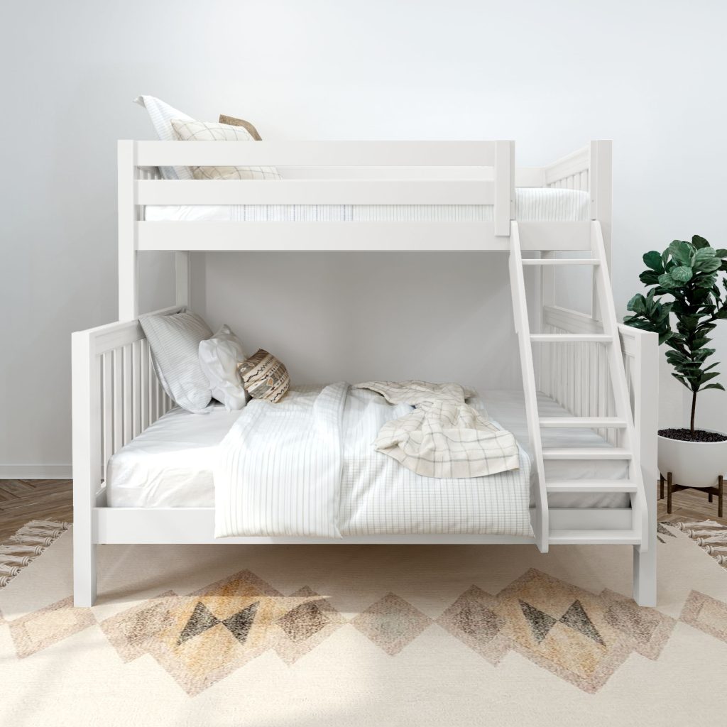 Twin XL over Queen High Bunk Bed with Angled Ladder - Image 20