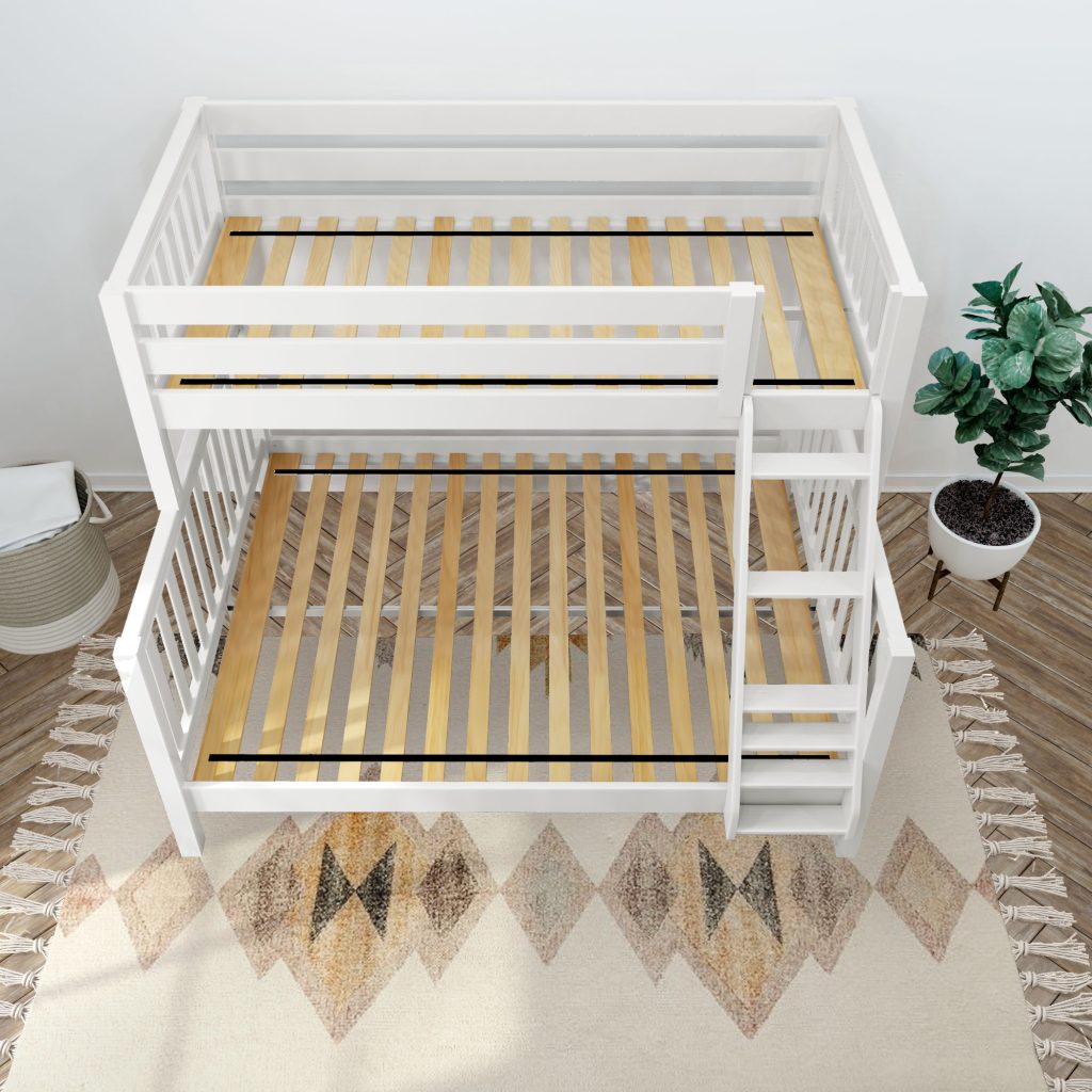 Twin XL over Queen High Bunk Bed with Angled Ladder - Image 22