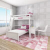 18-801-002__1 twin over twin L-shaped bunk bed with desk