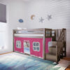 185220151078__1 max and lily twin over twin low bunk bed with staircase and curtain