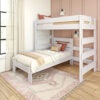 Max and Lily Modern Farmhouse Twin over Twin Bunk Bed