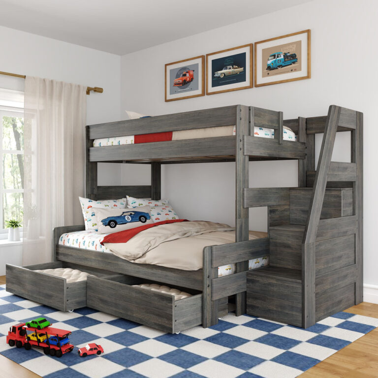 Bunk Bed With Stairs and Storage Drawers Bunk Bed With Stairs and Storage Drawers
