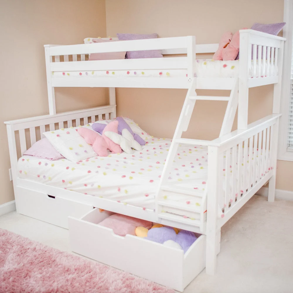 Max & Lily Twin XL-Over-Queen Bunk Bed