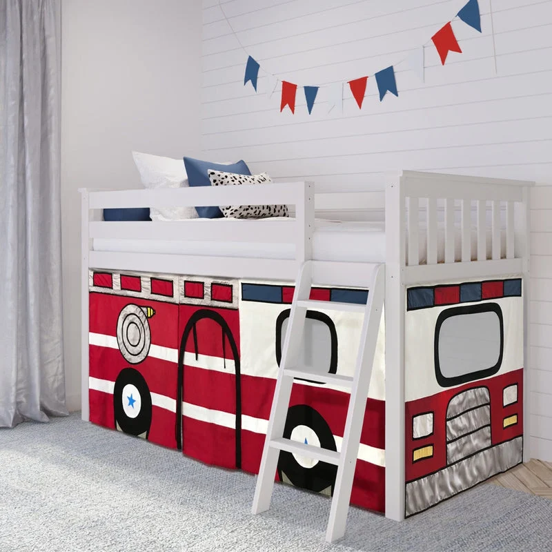 max and lily firetruck curtain