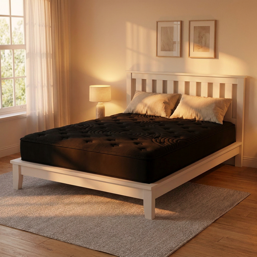 bedsmart-genesis-noir-mattress-evening Genesis Noir 8.5″ mattress in warm evening light