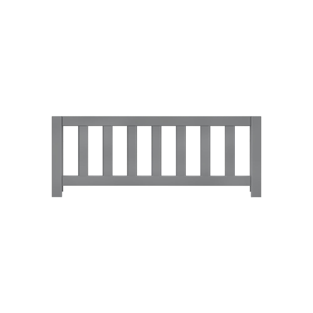 Max and Lily Add on Safety Guard Rail in grey - front view of the slatted safety rail on a white background