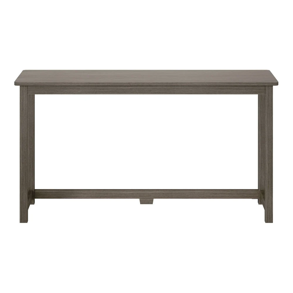 Max and Lily Writing Desk in Clay - front view of the desk on a plain white background.