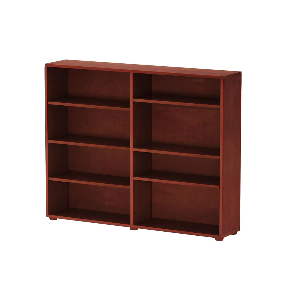 Maxtrix 8 Shelf Bookcase Angle View 5 Maxtrix 8 Shelf Bookcase - angled view from the right highlighting the solid wood frame and eight open shelves