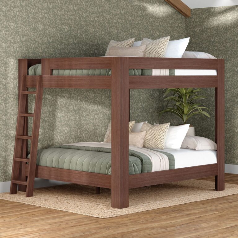 Olympic King Over King Bunk Bed – Embossed Brown 11 Olympic King Over King Bunk Bed in Embossed Brown