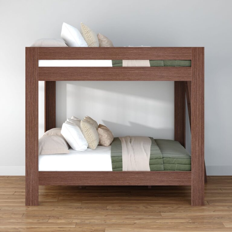 Olympic King Over King Bunk Bed – Embossed Brown 19 Olympic King Over King Bunk Bed in Embossed Brown