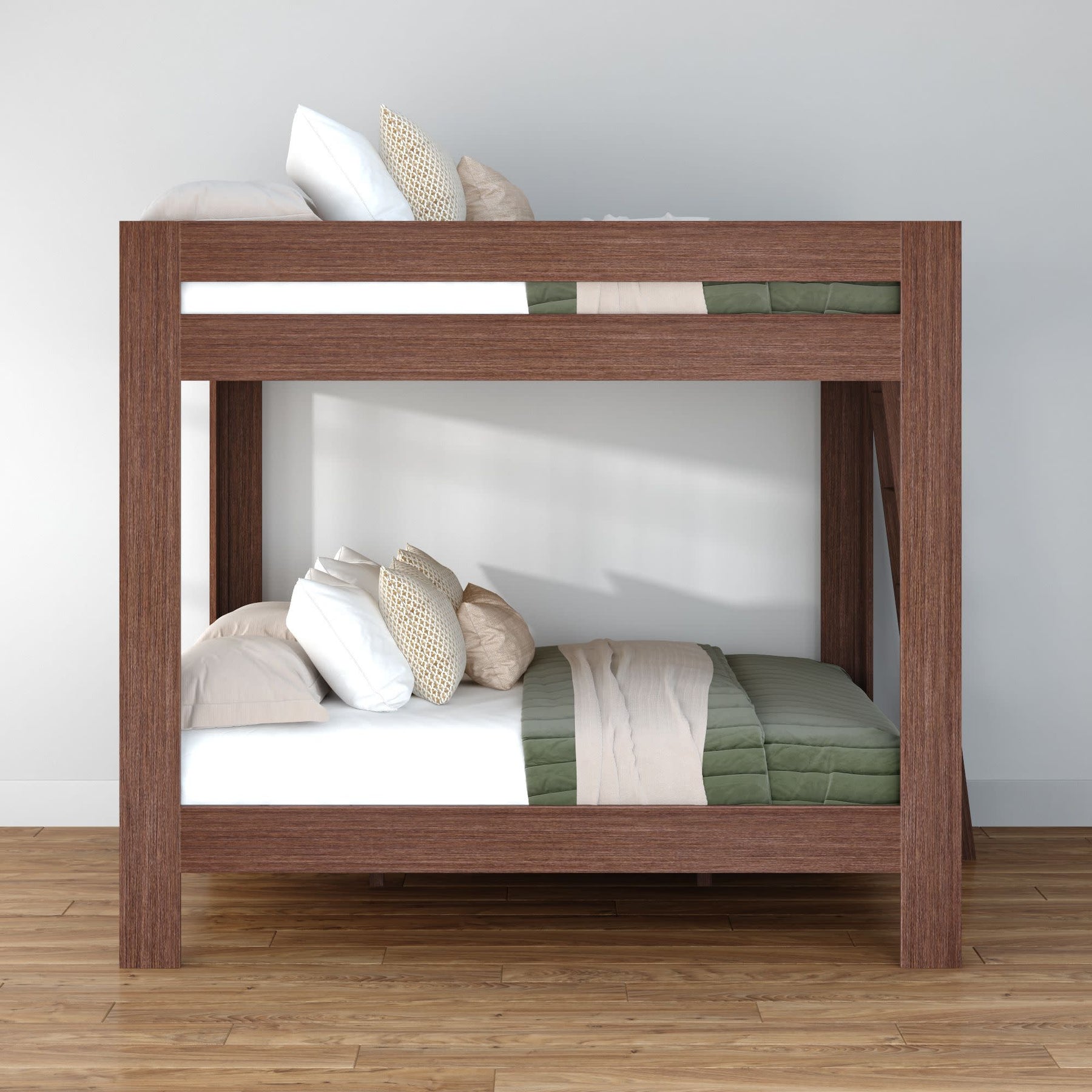 Olympic King Over King Bunk Bed – Embossed Brown 19 Olympic King Over King Bunk Bed in Embossed Brown