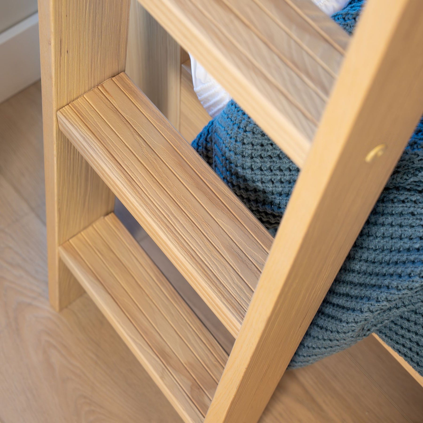 Olympic King Over King Bunk Bed – Embossed Natural 27 Olympic King Over King Bunk Bed in Embossed Natural