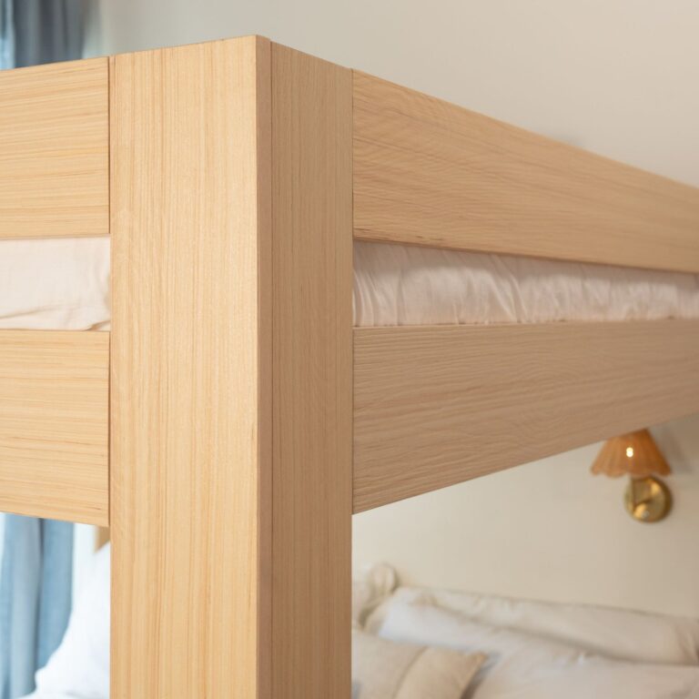 Olympic King Over King Bunk Bed – Embossed Natural 30 Olympic King Over King Bunk Bed in Embossed Natural