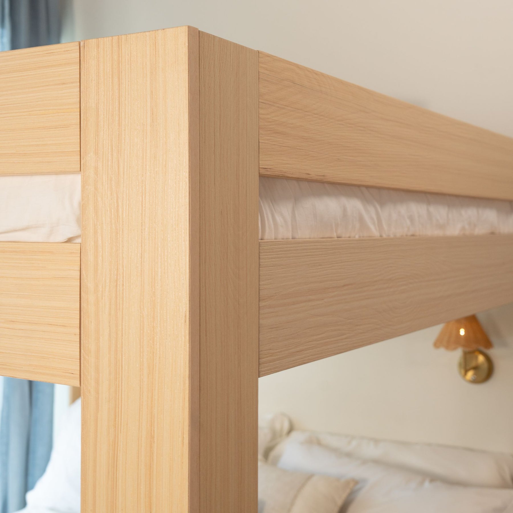 Olympic King Over King Bunk Bed – Embossed Natural 30 Olympic King Over King Bunk Bed in Embossed Natural