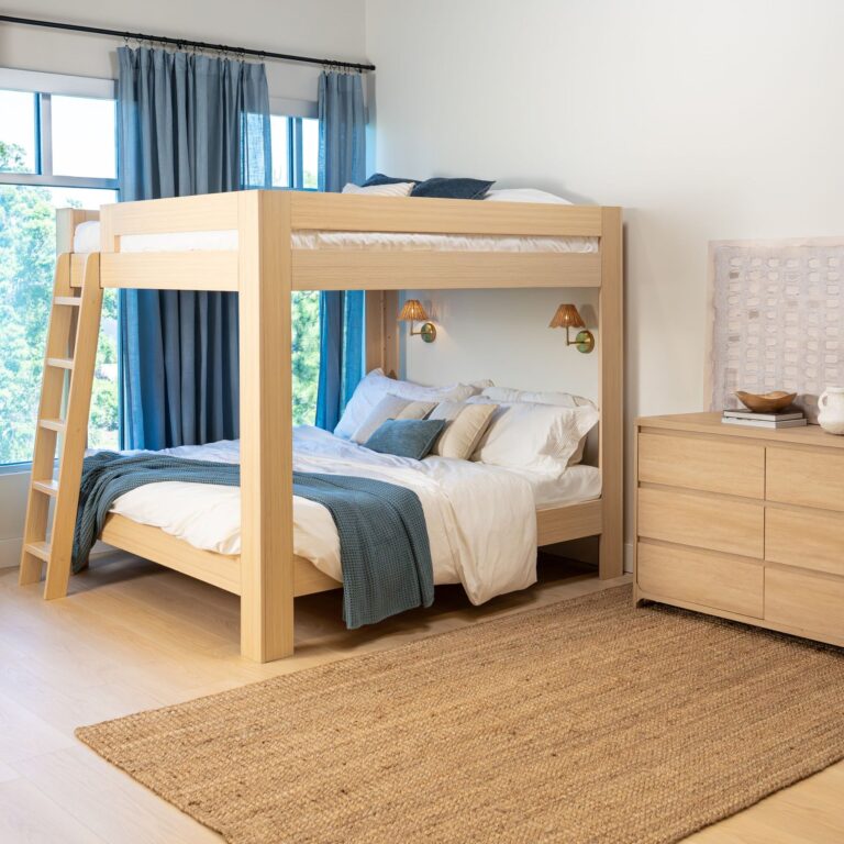 Olympic King Over King Bunk Bed – Embossed Natural 32 Olympic King Over King Bunk Bed in Embossed Natural