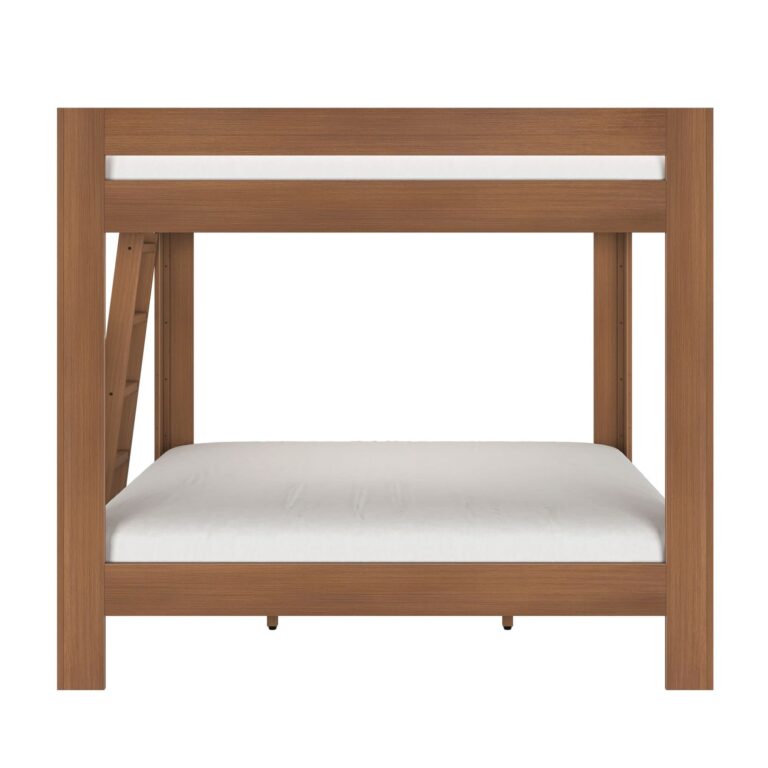 Olympic King Over King Bunk Bed – Embossed Pecan 4 Olympic King Over King Bunk Bed in Embossed Pecan