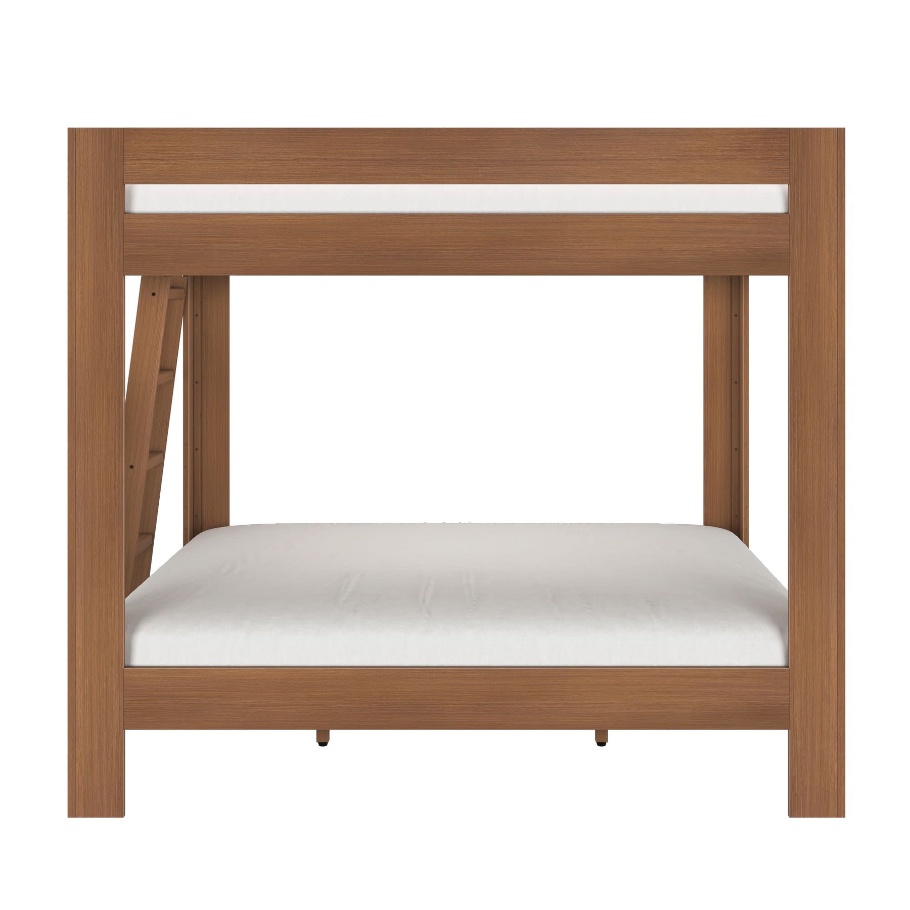 Olympic King Over King Bunk Bed – Embossed Pecan 4 Olympic King Over King Bunk Bed in Embossed Pecan